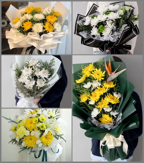 湖南永州祁阳县白水镇烟塘村白事花束代送
